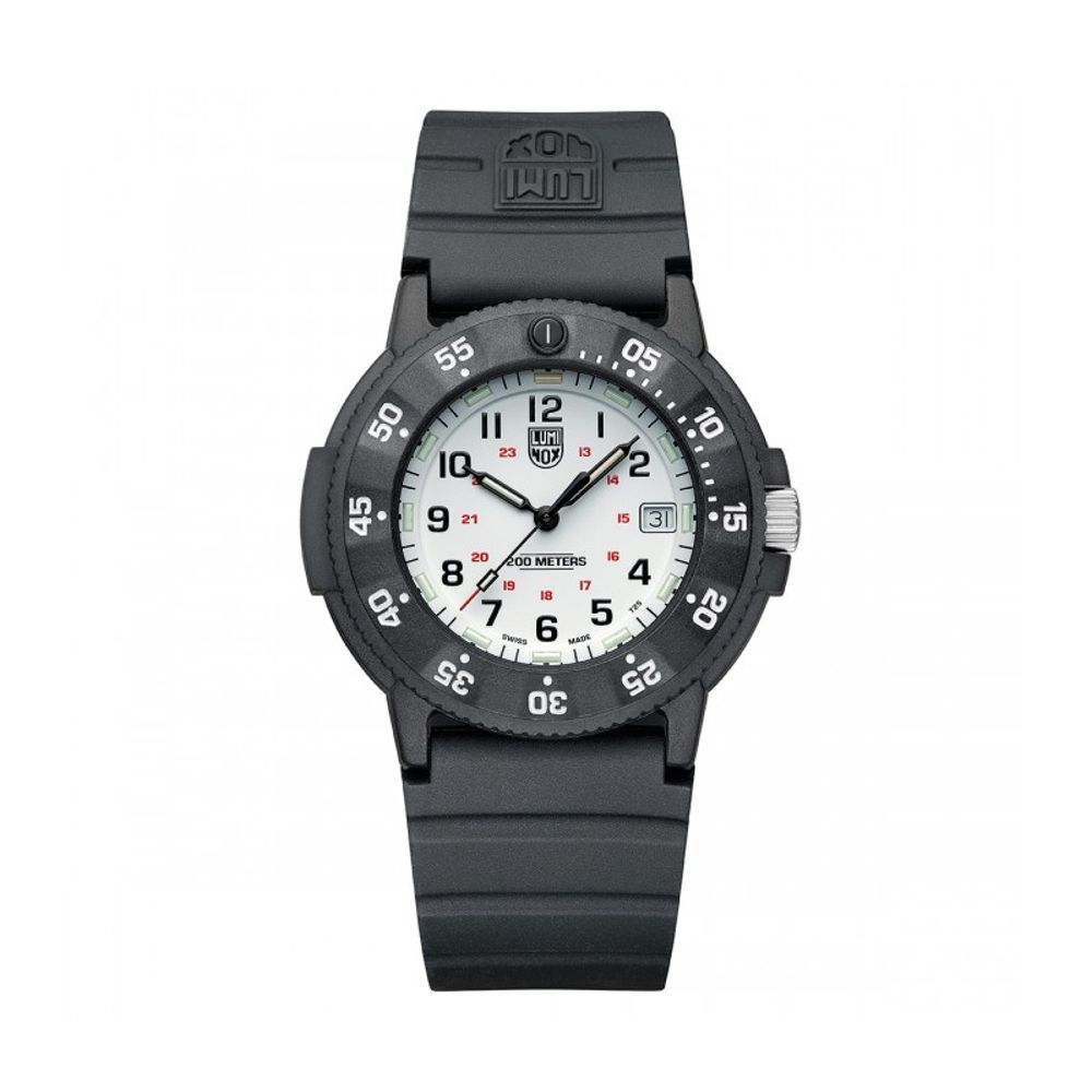 Black Rubber Sport Watch
