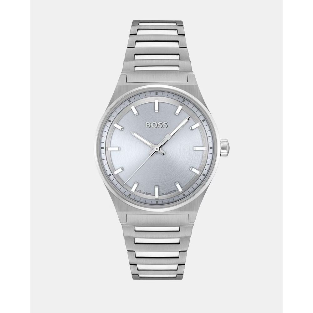Silver Stainless Steel Dress Watch