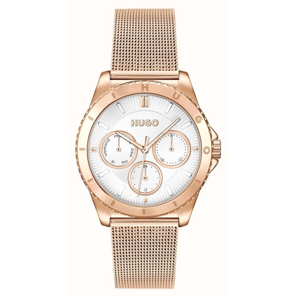 Gold Stainless Steel Dress Watch