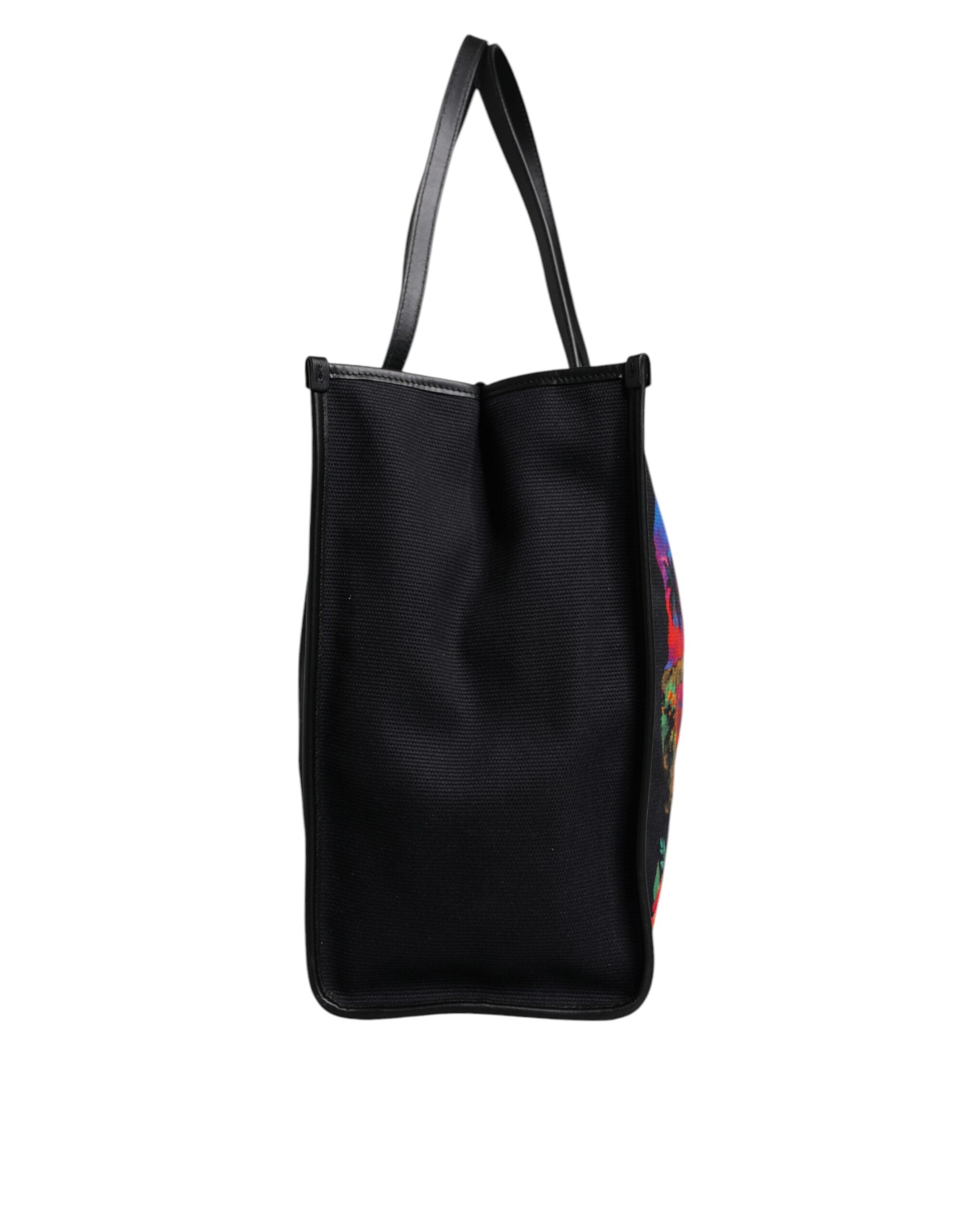 Multicolor Graphic Printed Top Handle Shopping Tote Bag