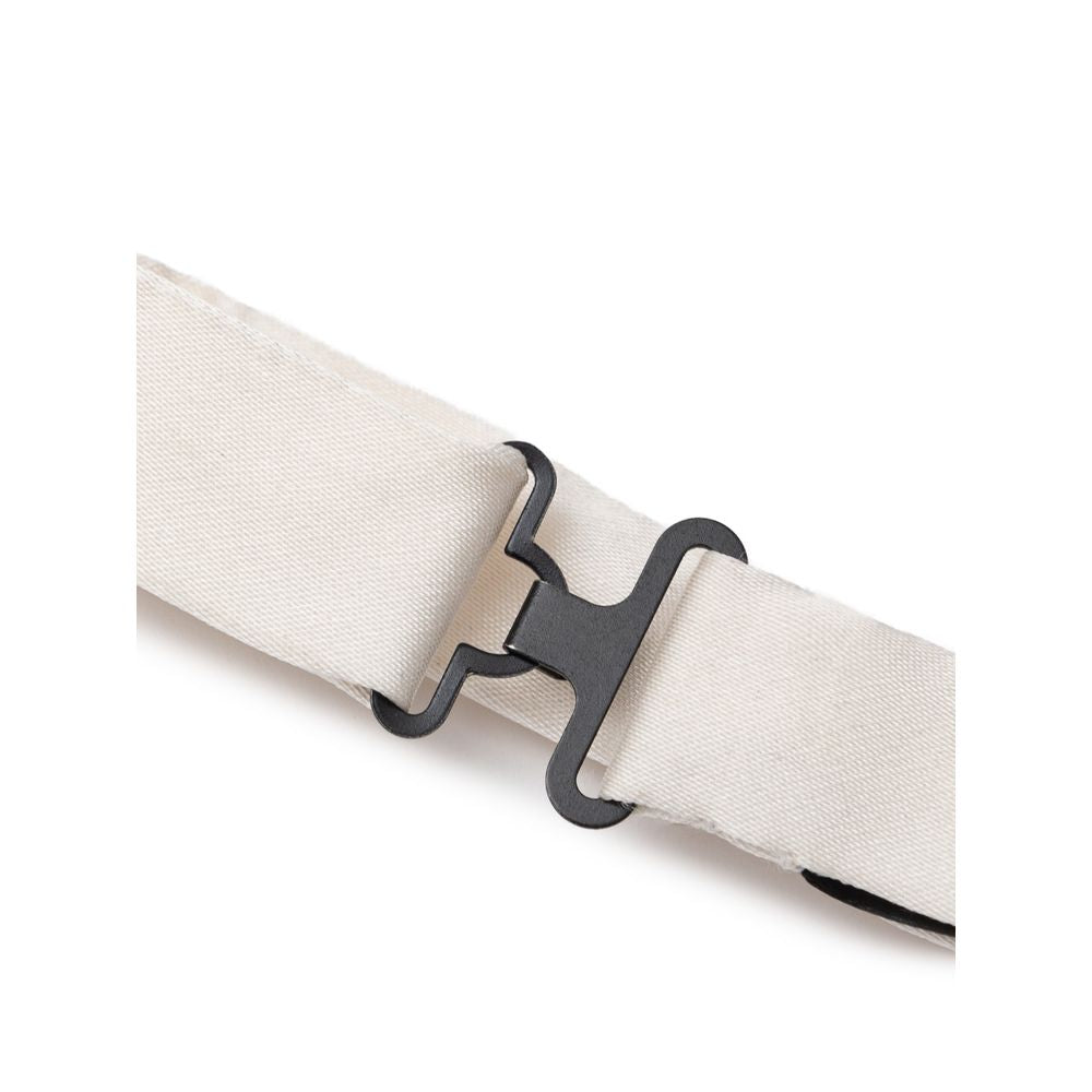 White Silk Bowtie