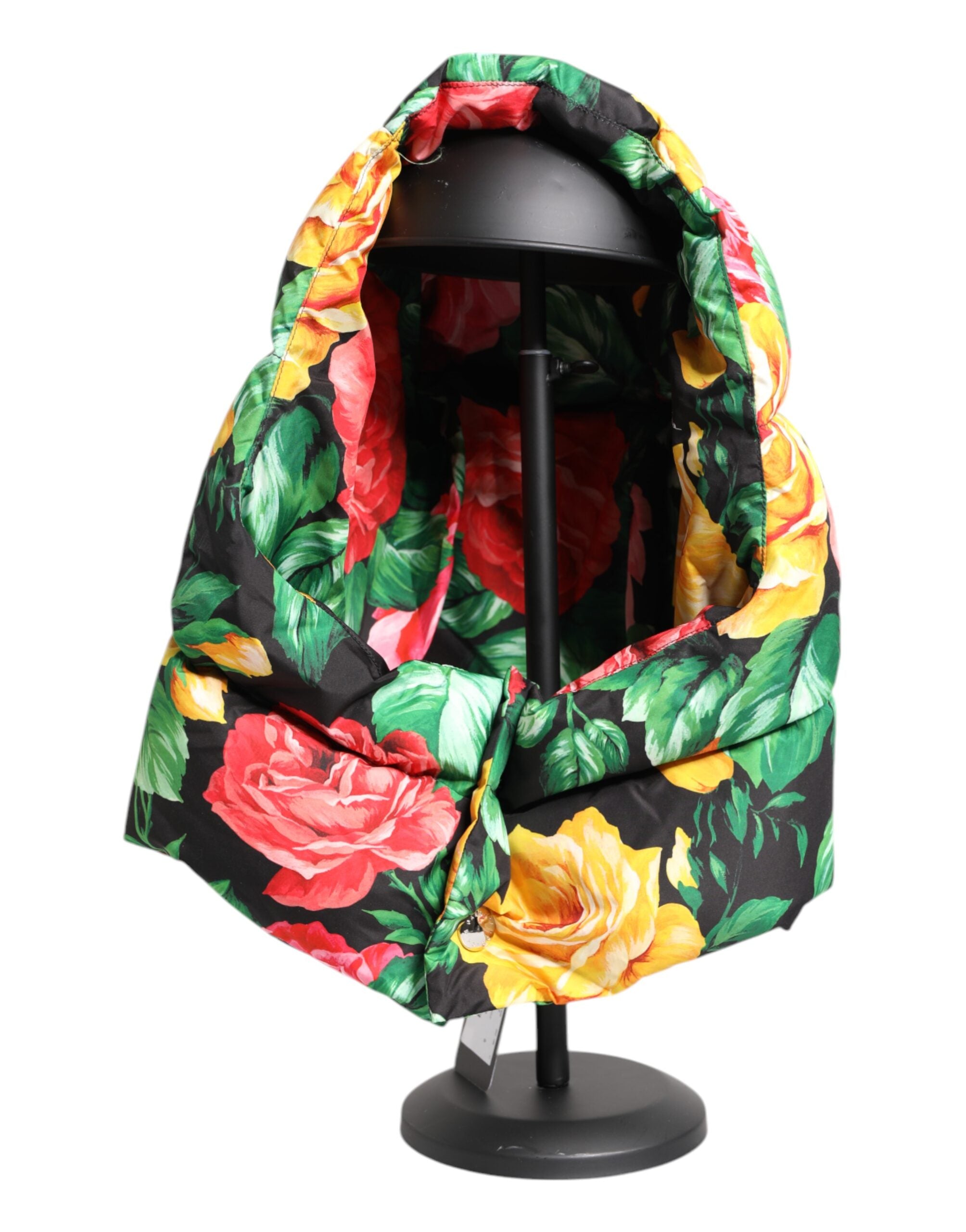 Multicolor Floral Print Whole Head Wrap Hat