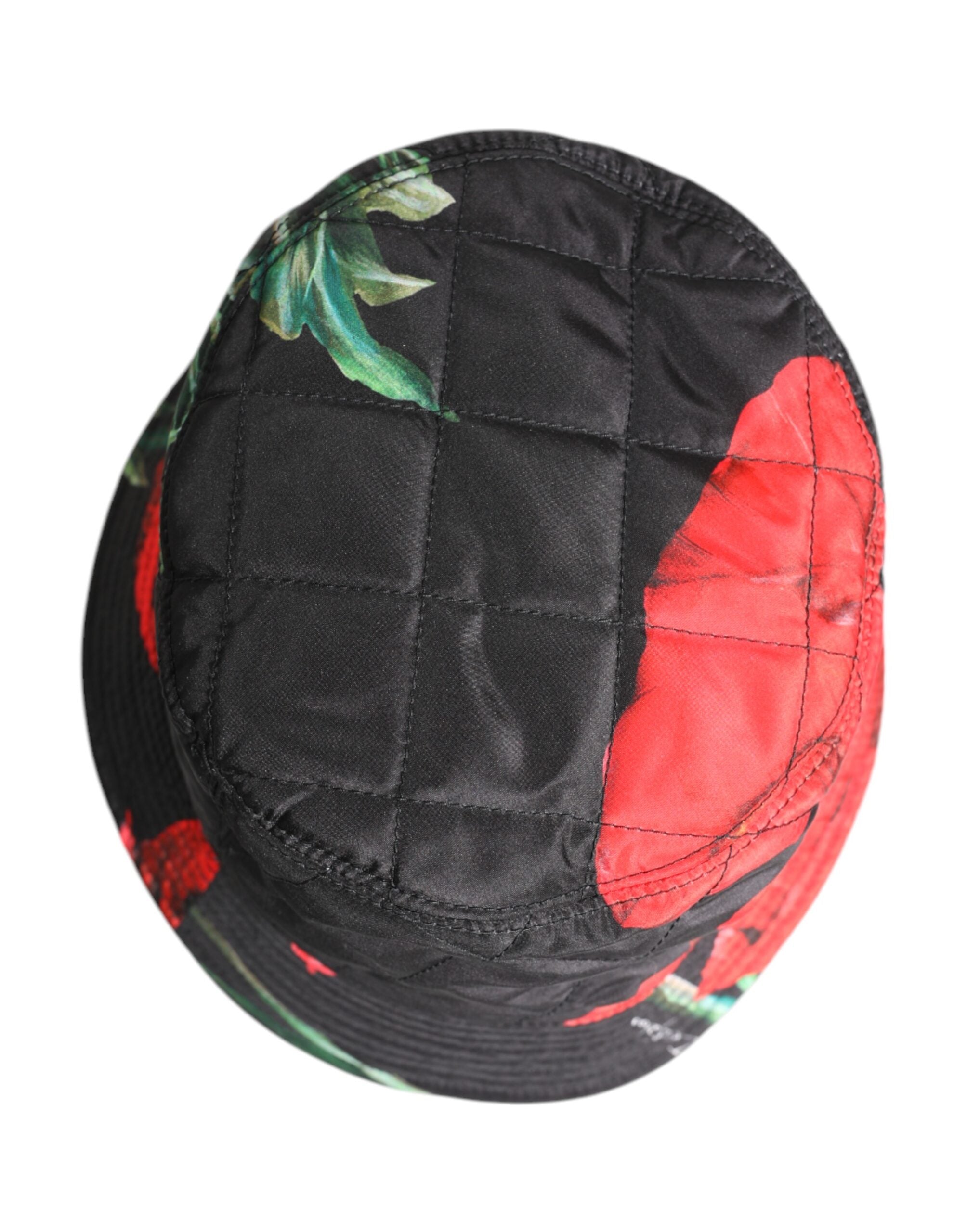 Multicolor DG Plaque Wide Brim Bucket Hat