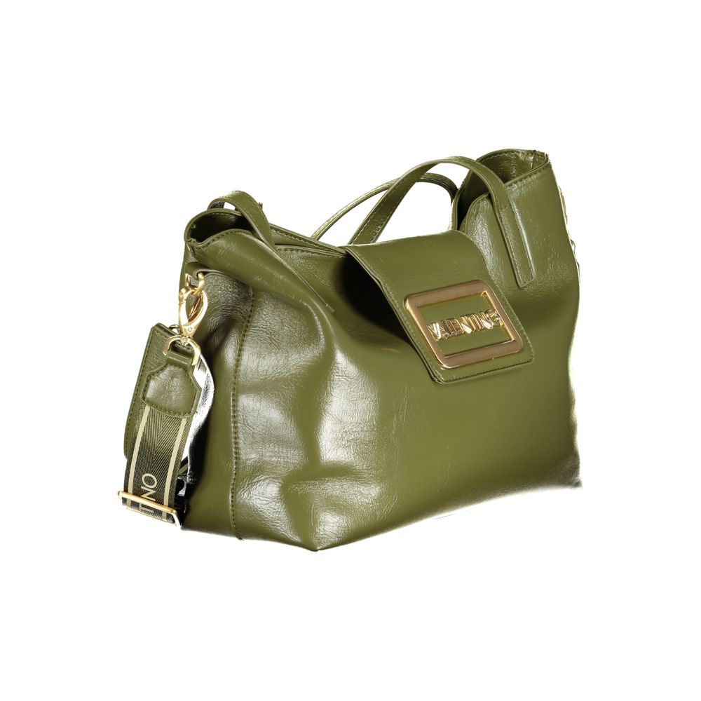 Verde Polyurethane Women's Bag with Adjustable Strap