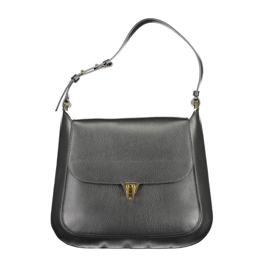 Black Leather Women Handbag