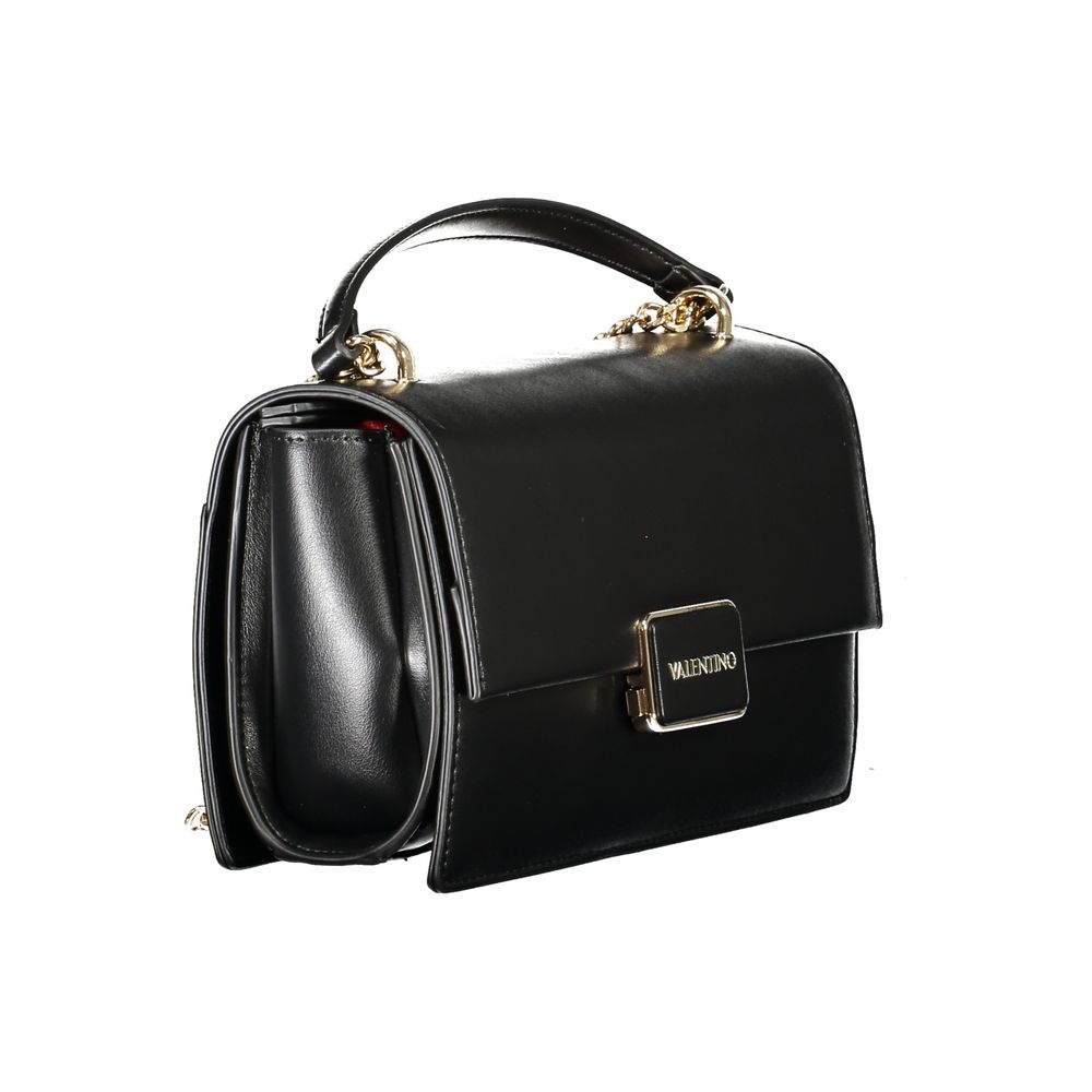 Black Polyurethane Women's Bag