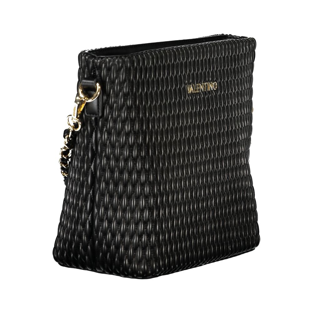 Nero Poliuretano Women's Bag with Removable Shoulder Handle
