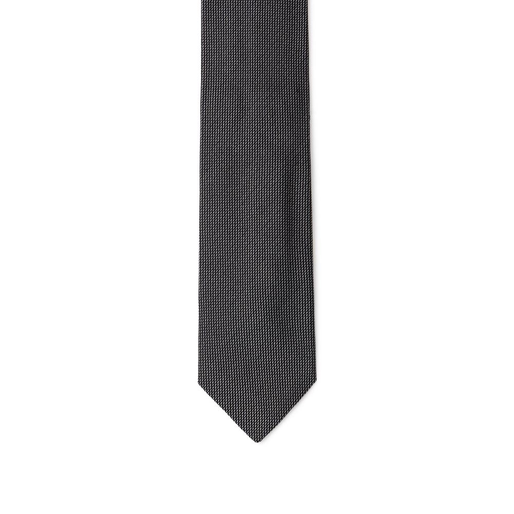 Gray Silk Tie