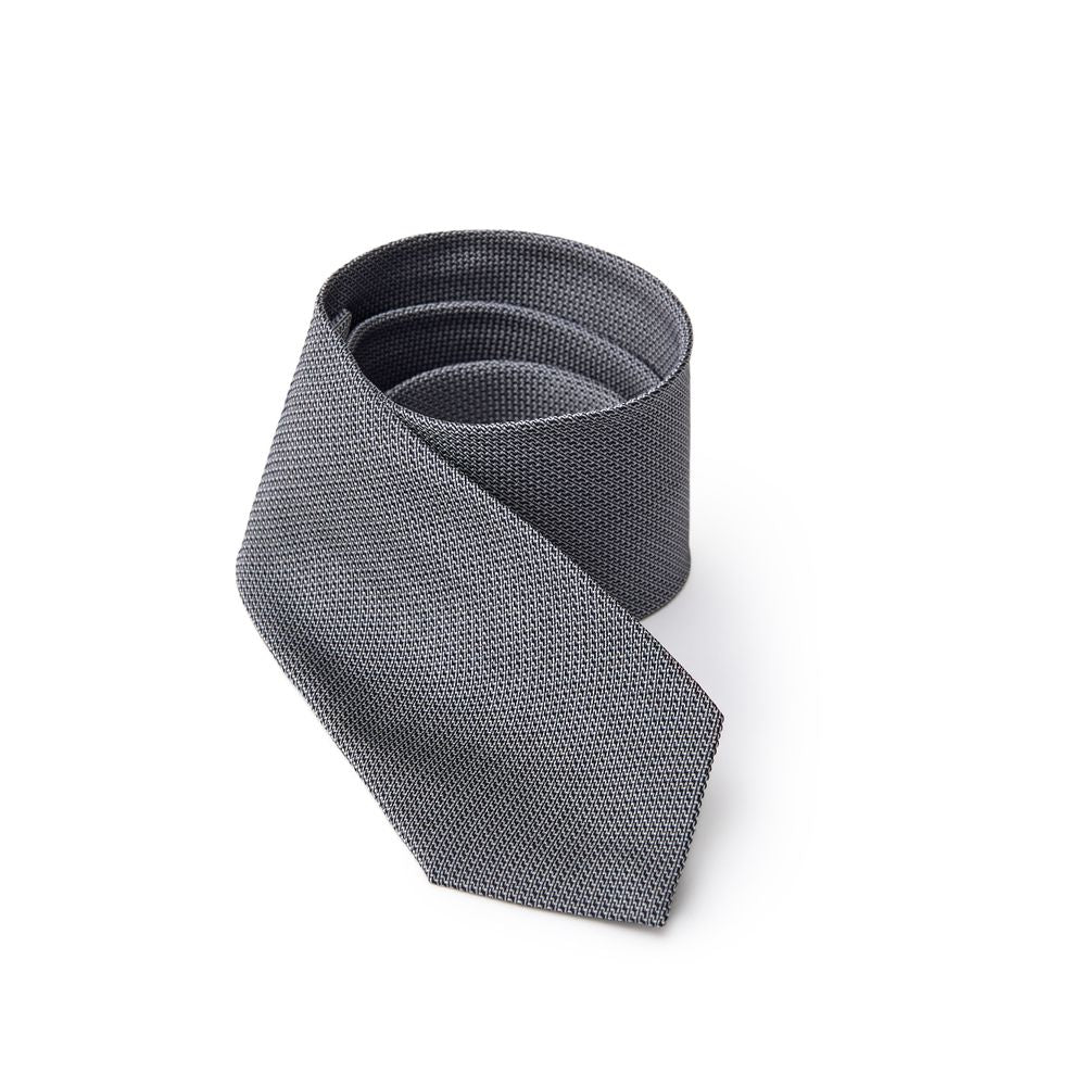Gray Silk Tie