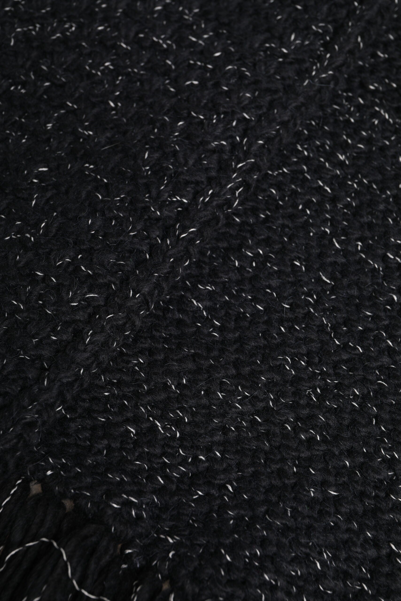 Black Cashmere Neck Warmer Wrap Shawl Scarf