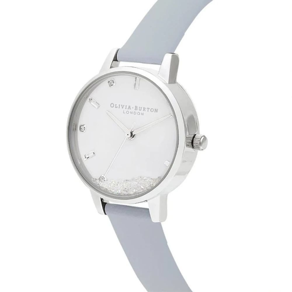 Blue Artificial Leather Dress Watch