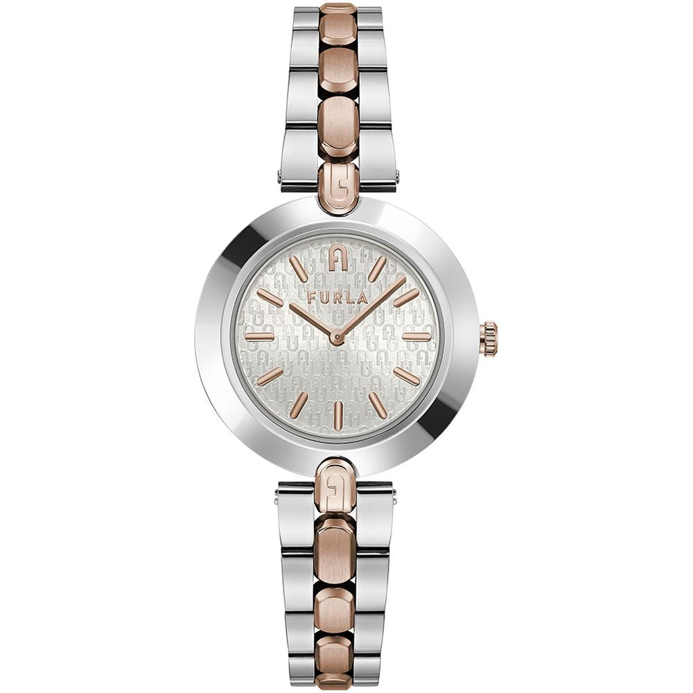Gray Stainless Steel Dress Watch