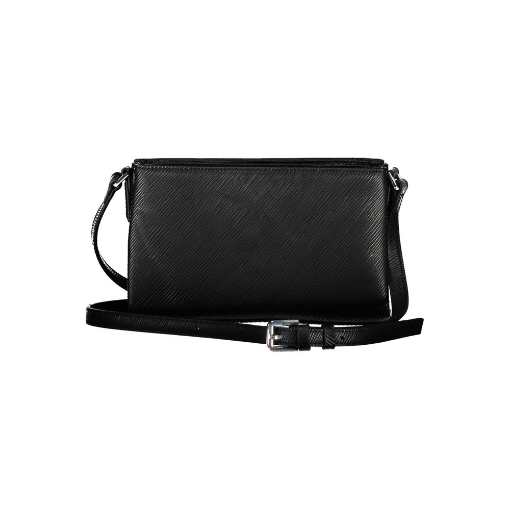 Black Polyester Handbag