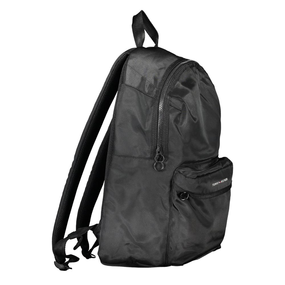 Black Polyester Backpack