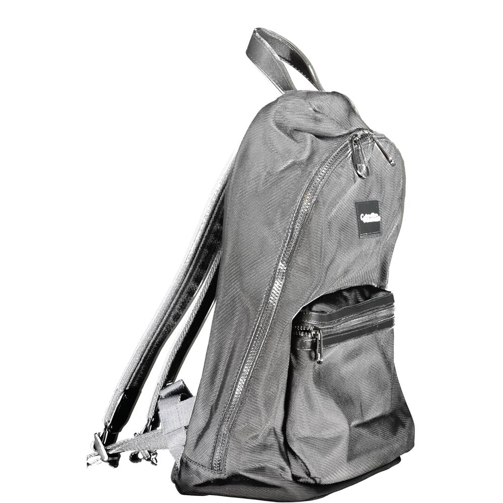 Nero Polyester Men Backpack