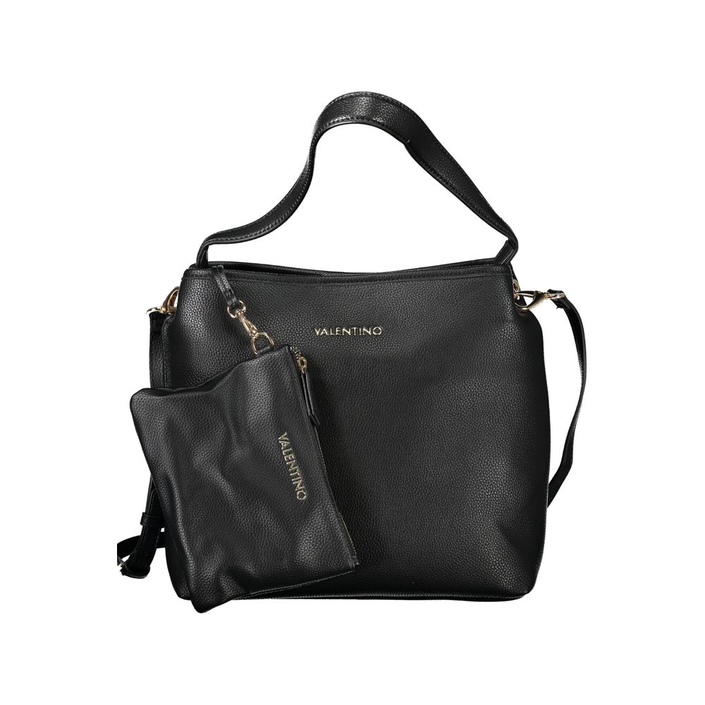 Black Polyurethane Women's Bag