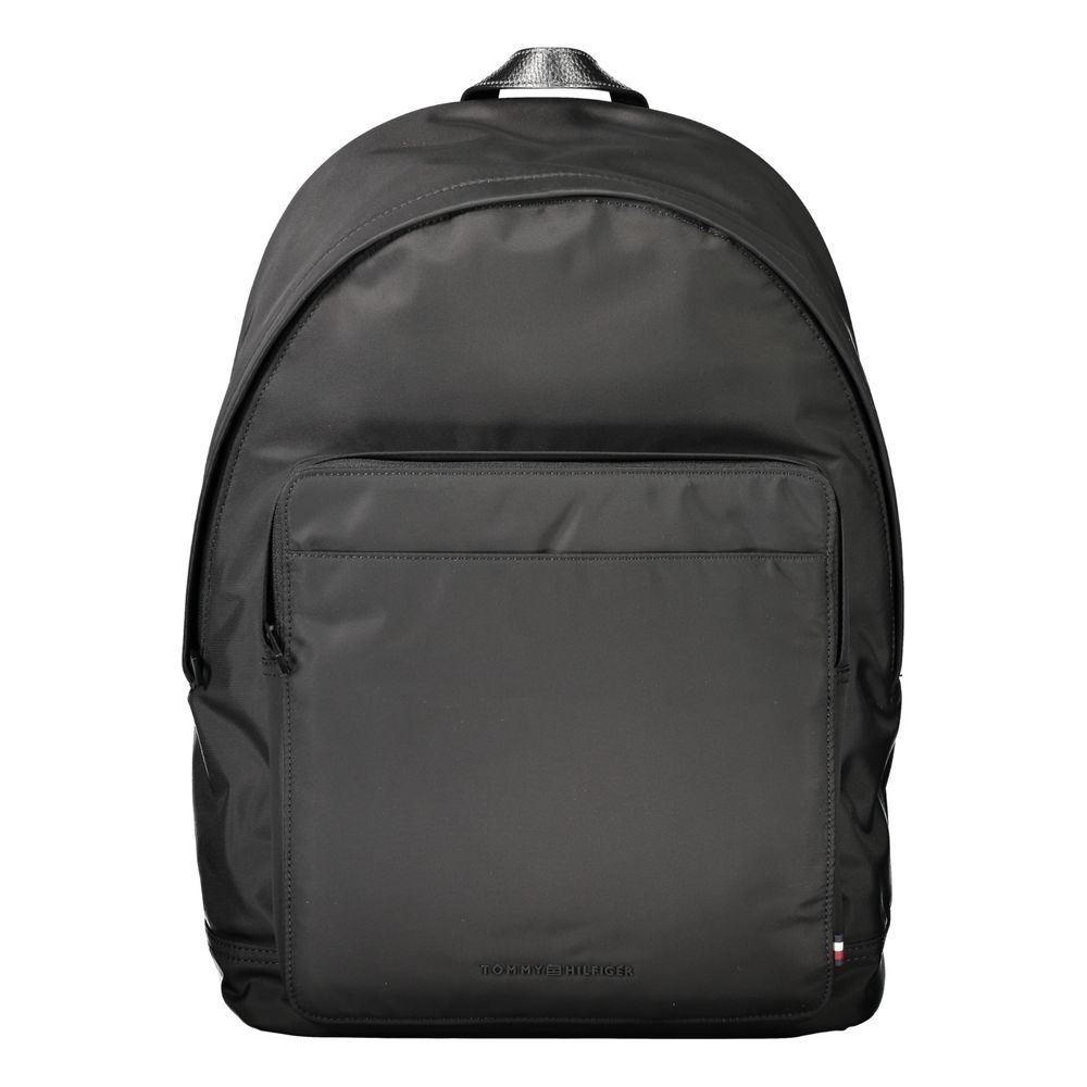 Black Polyester Backpack