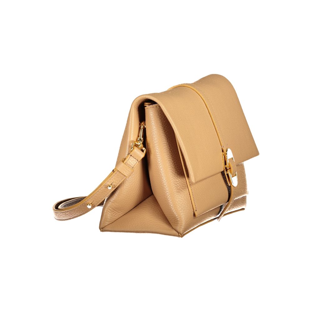 Marrone Leather Women Handbag