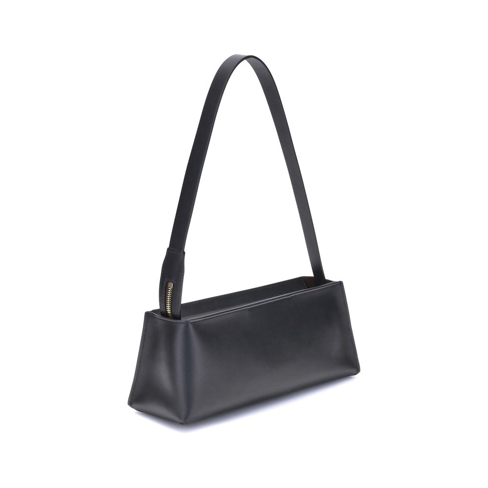 Black Calf Leather Bos Taurus Shoulder Bag