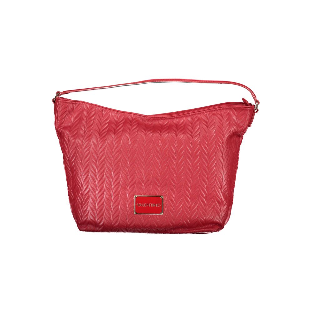 Rosso Polyurethane Women Handbag