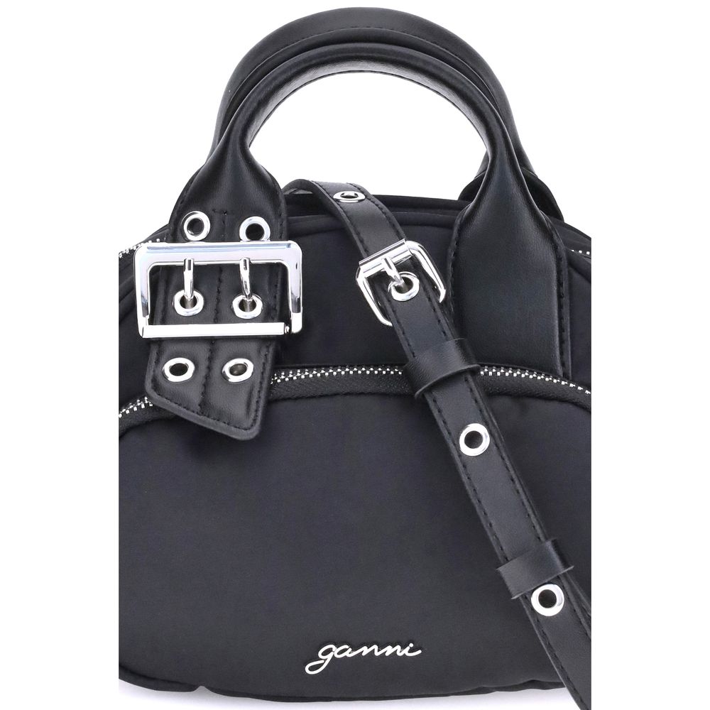 Black Nylon Shoulder Bag