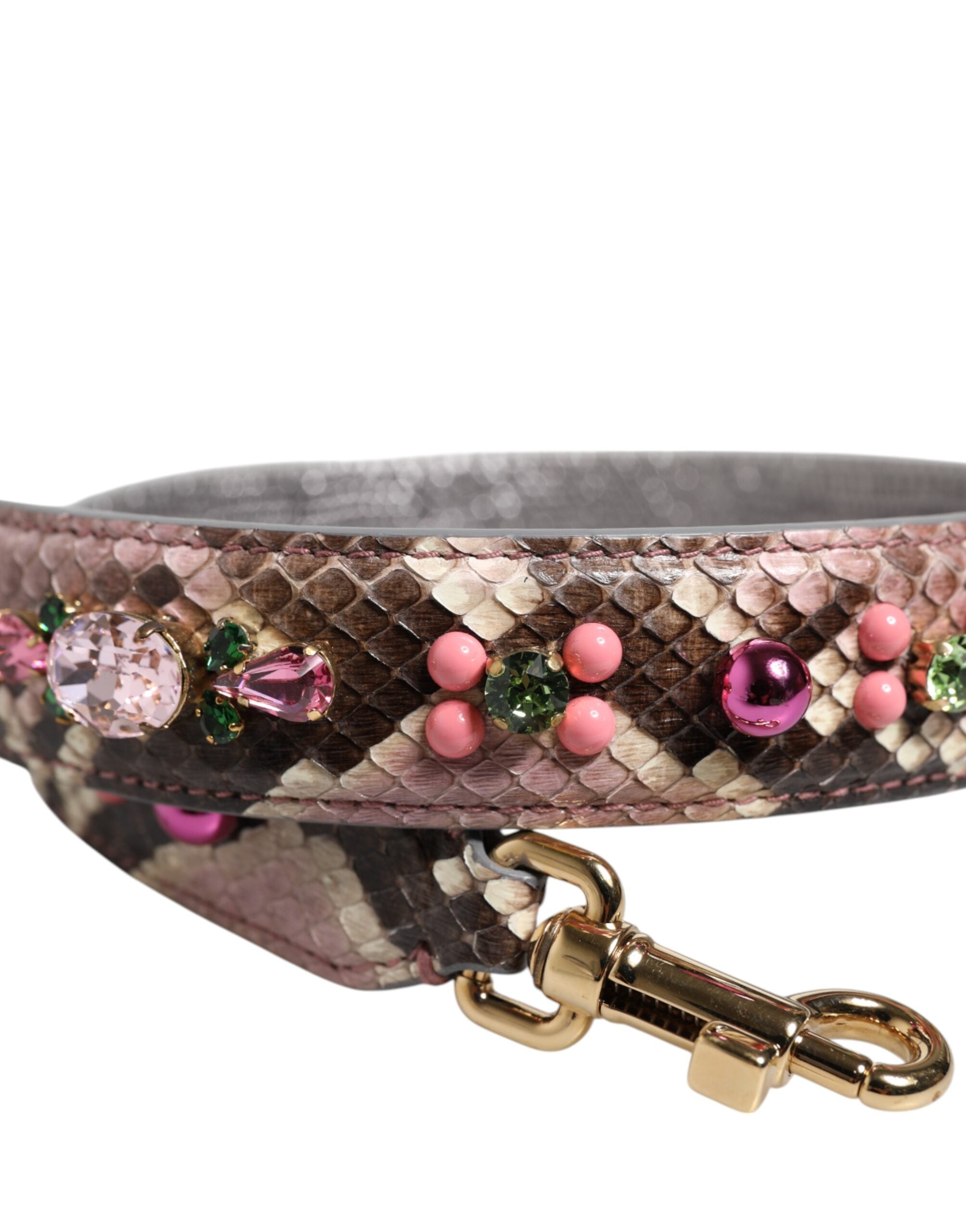 Multicolor Embellished Handbag Shoulder Strap