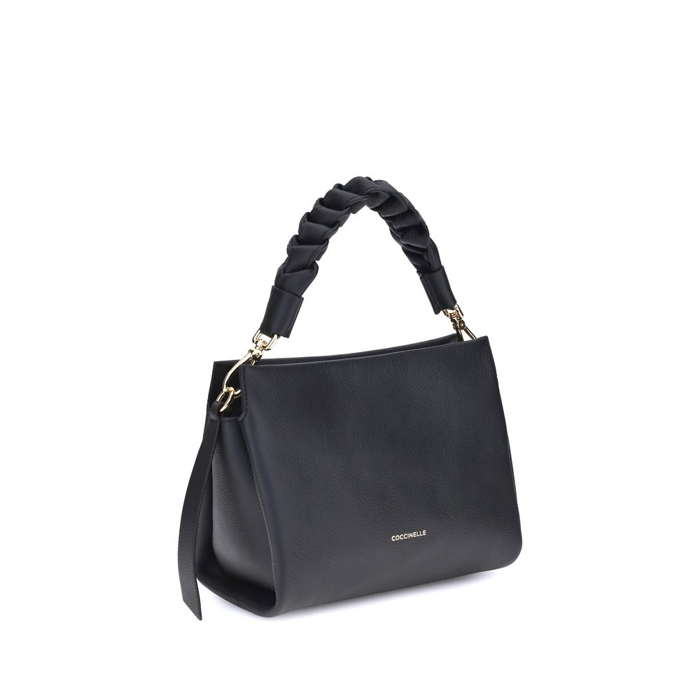 Black Calf Leather Bos Taurus Shoulder Bag