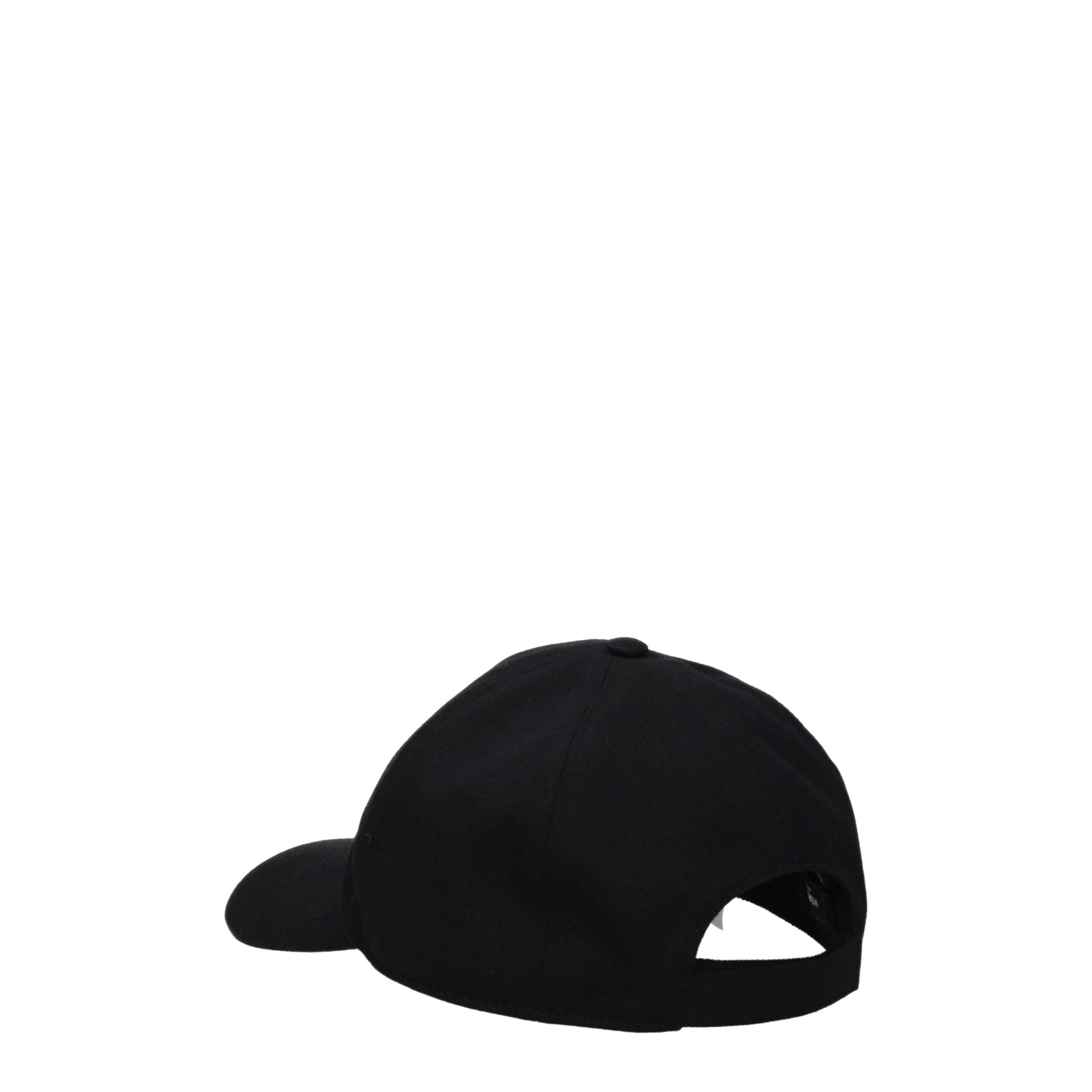 Black Cotton Cap (Baseball Hat)