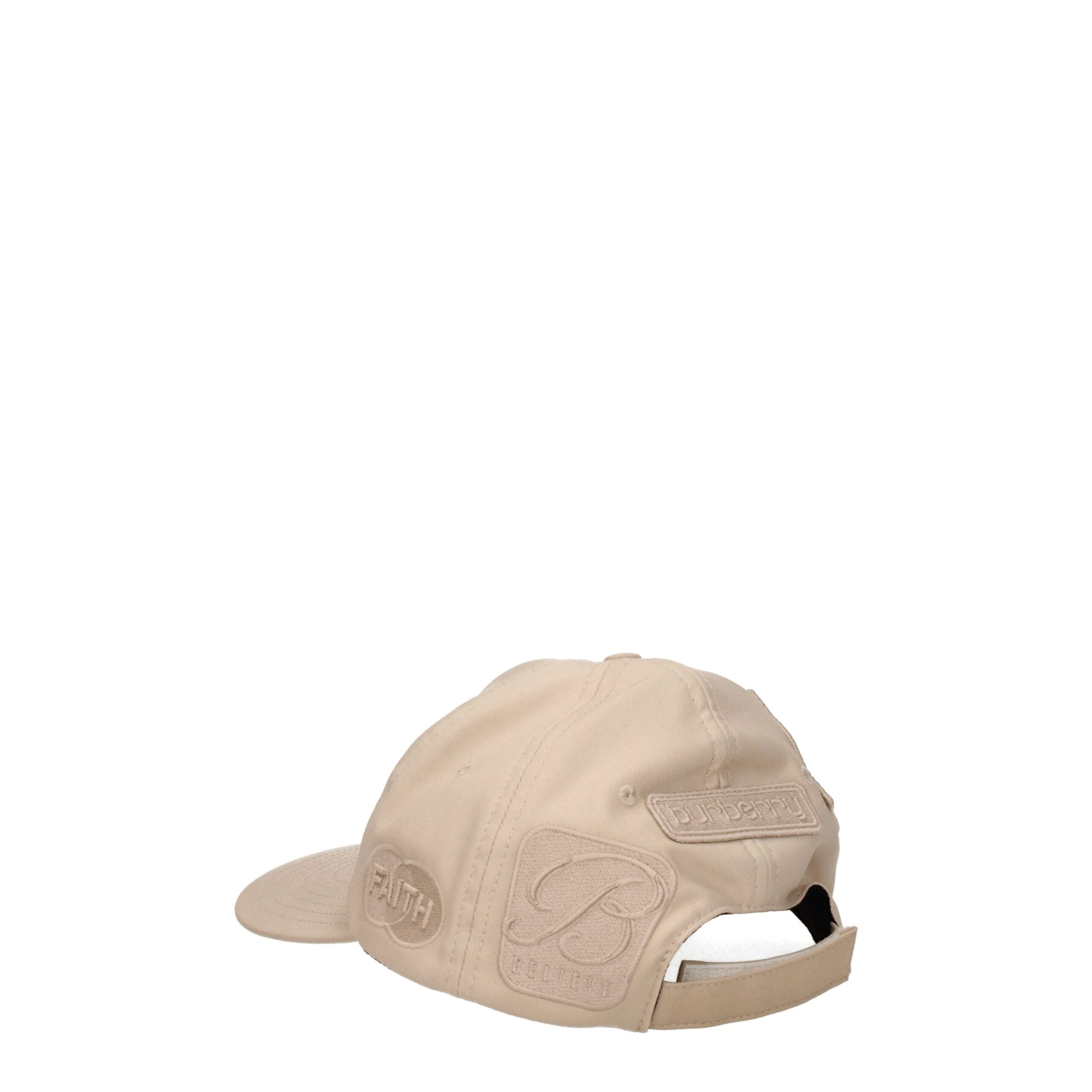Beige Cotton Cap (Baseball Hat)