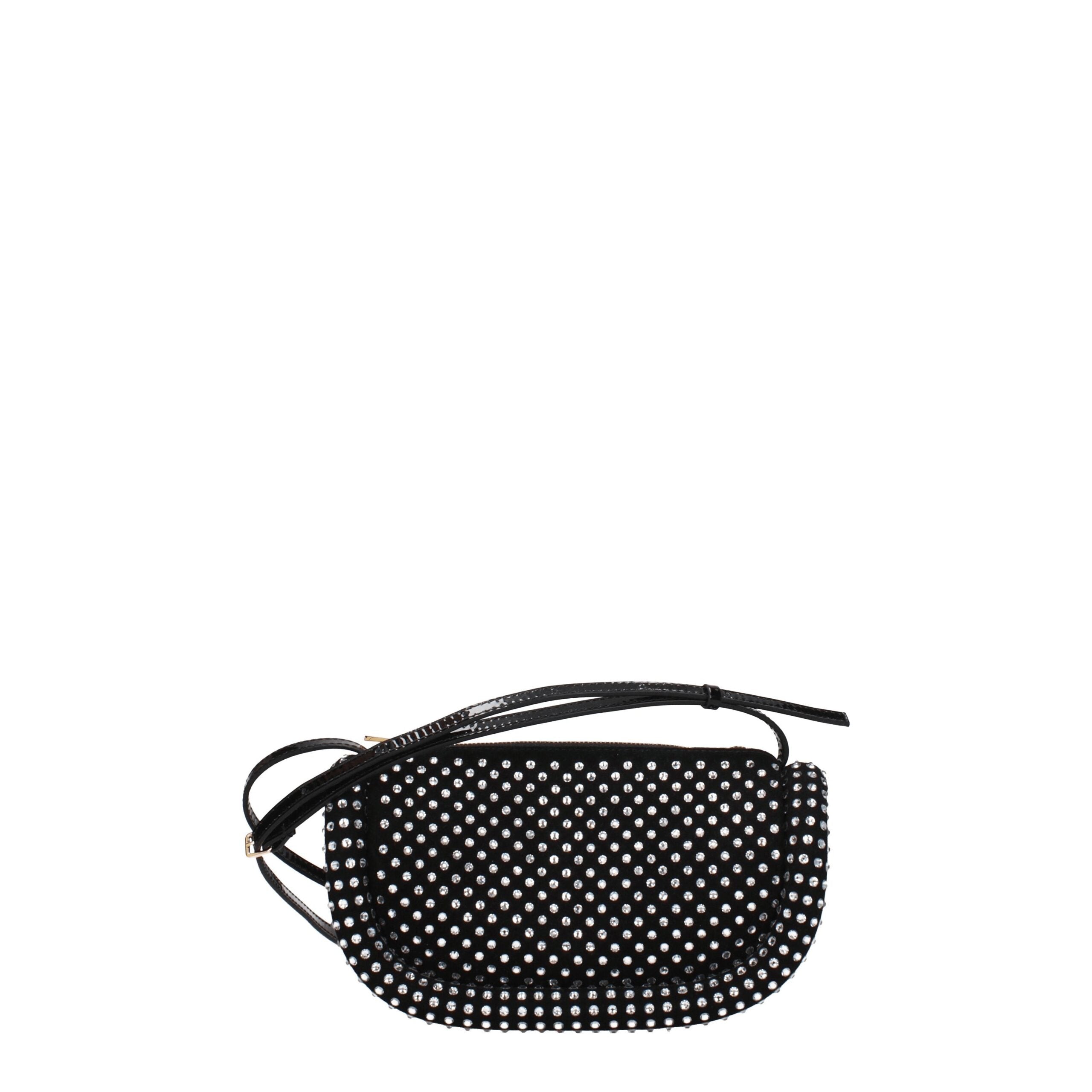 Black Leather Crossbody Bag