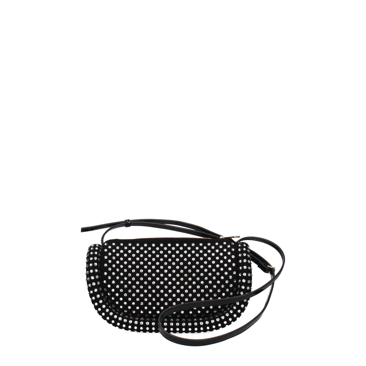 Black Leather Crossbody Bag