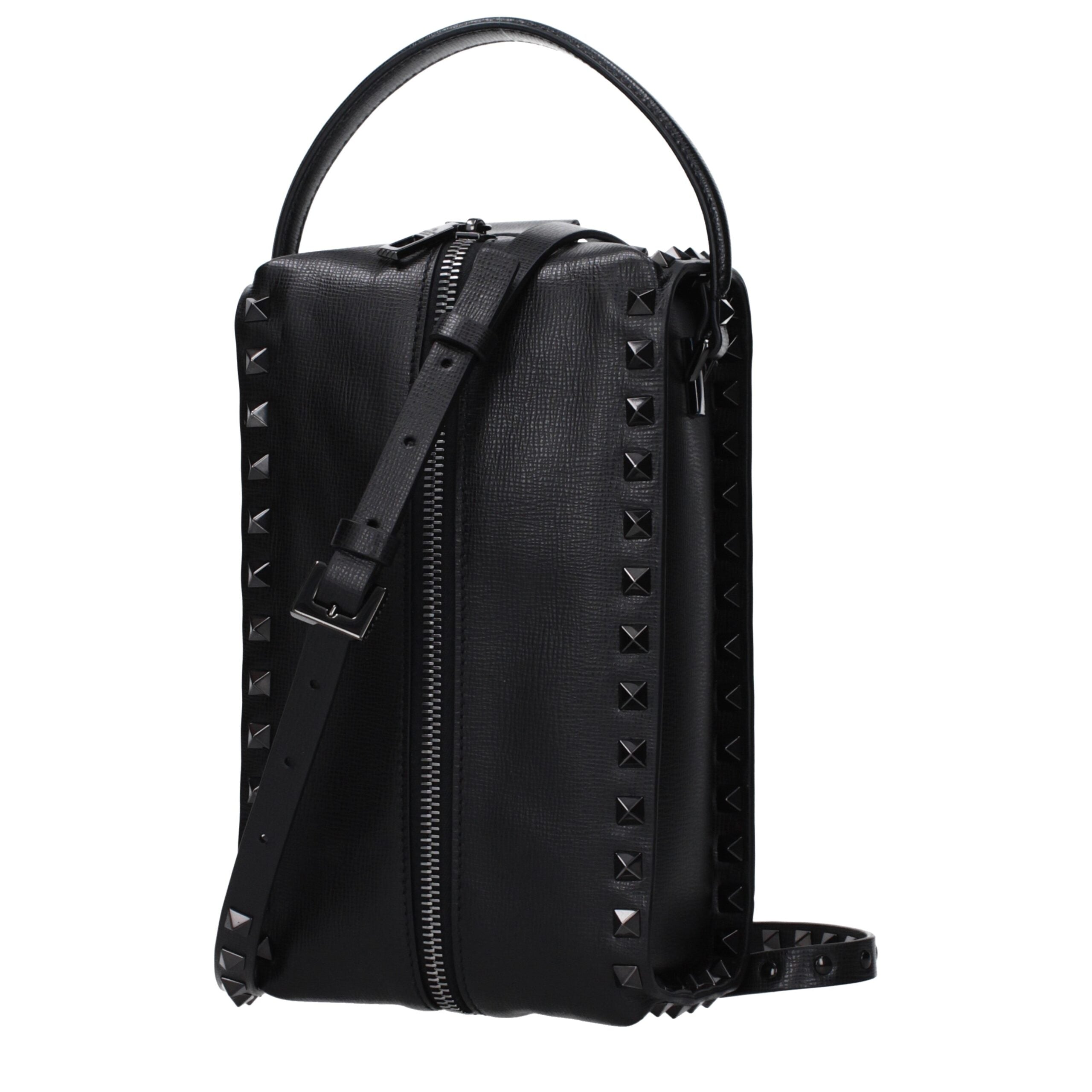 Black Leather Clutch Bags