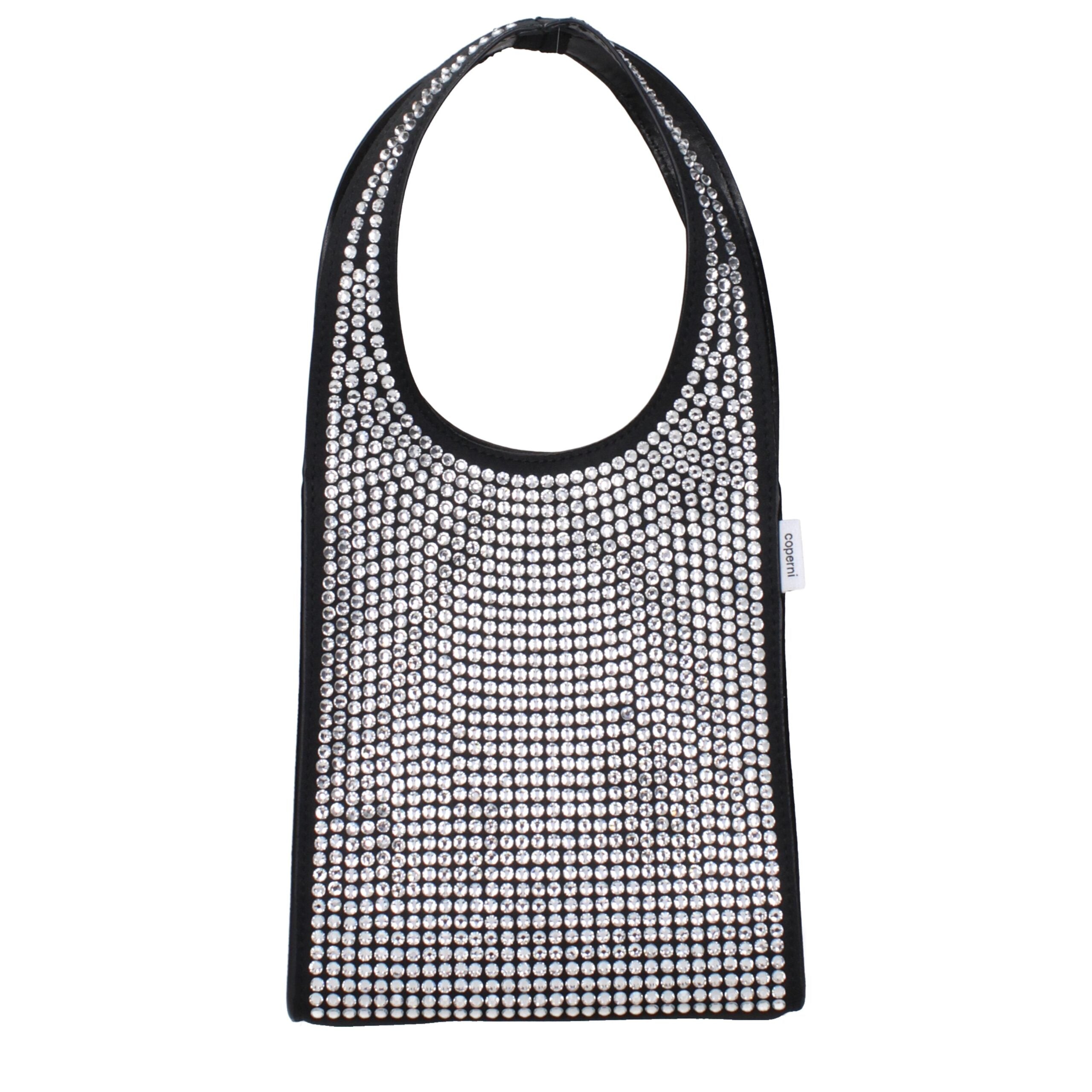 Black Fabric Handbag