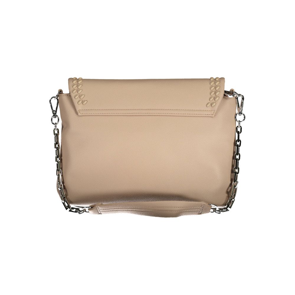 Beige Polyethylene Handbag