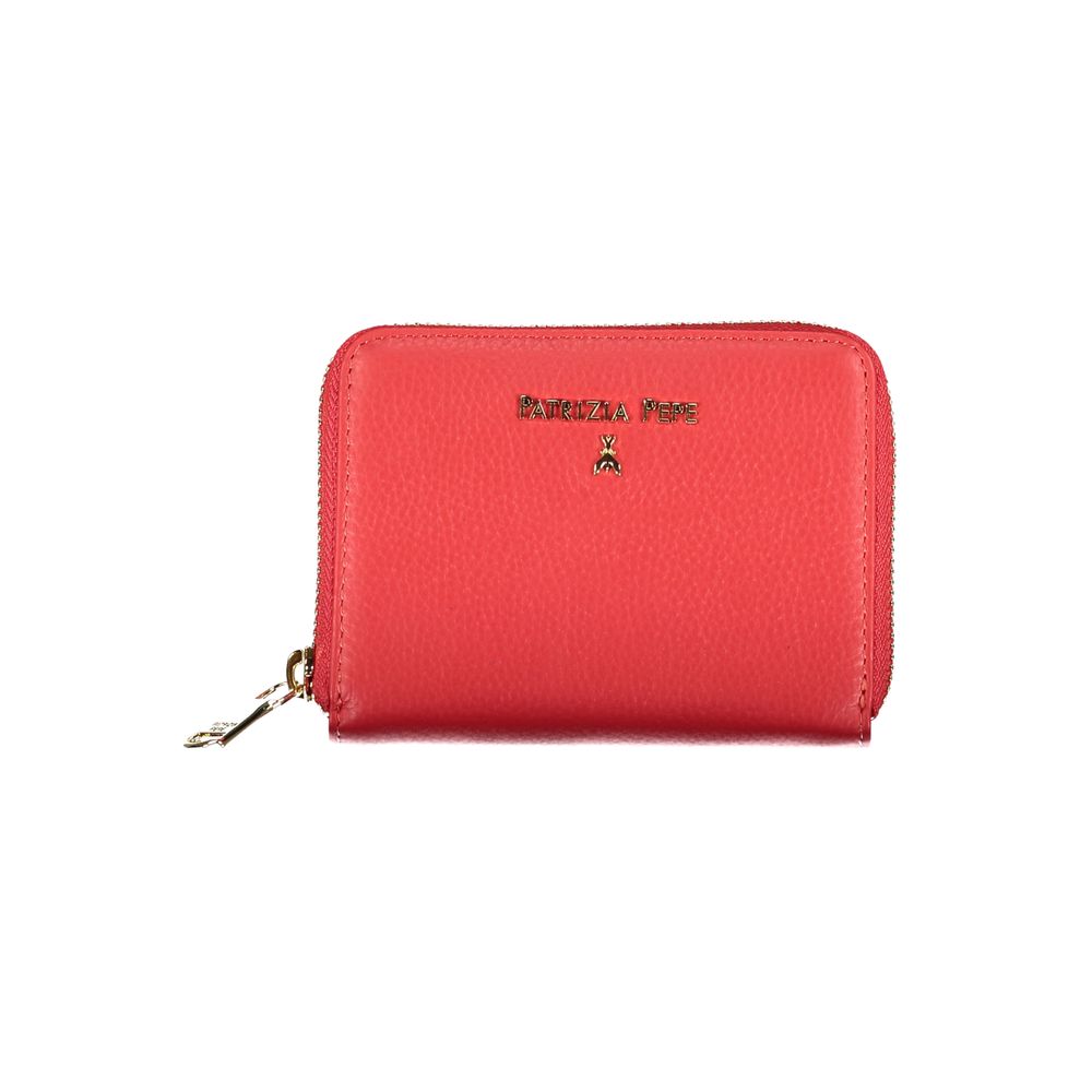 Rosso Poliuretano Woman Wallet