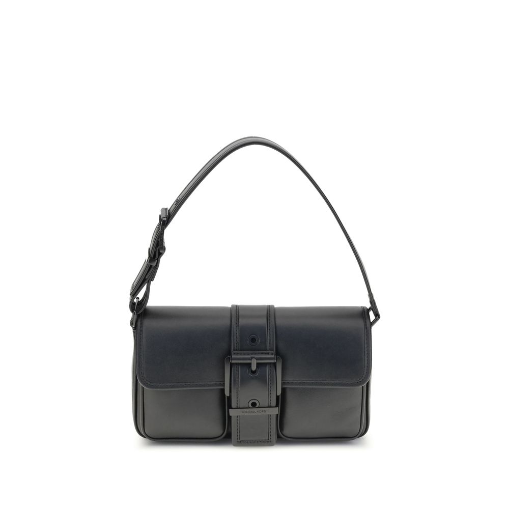 Black Calf Leather Bos Taurus Shoulder Bag