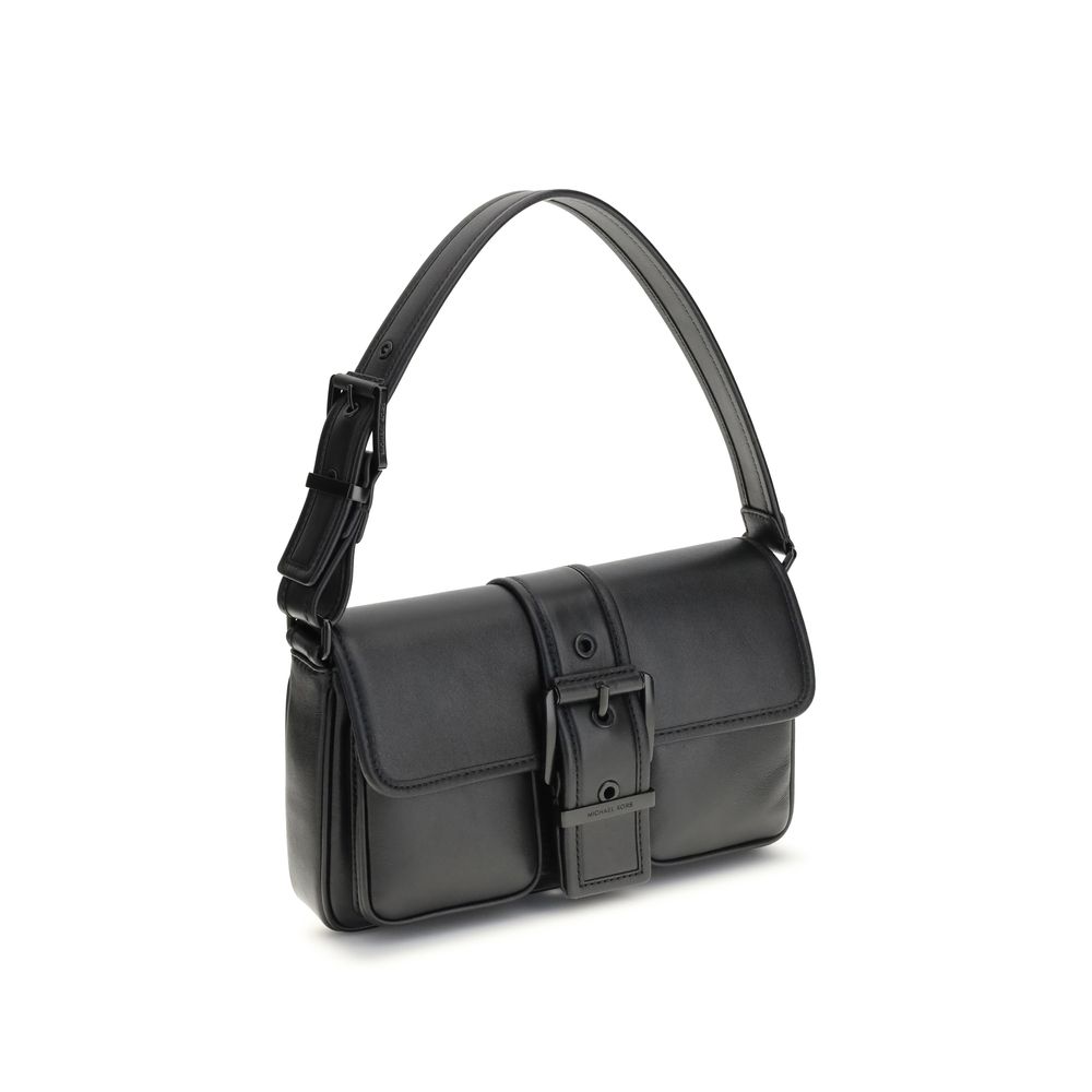 Black Calf Leather Bos Taurus Shoulder Bag