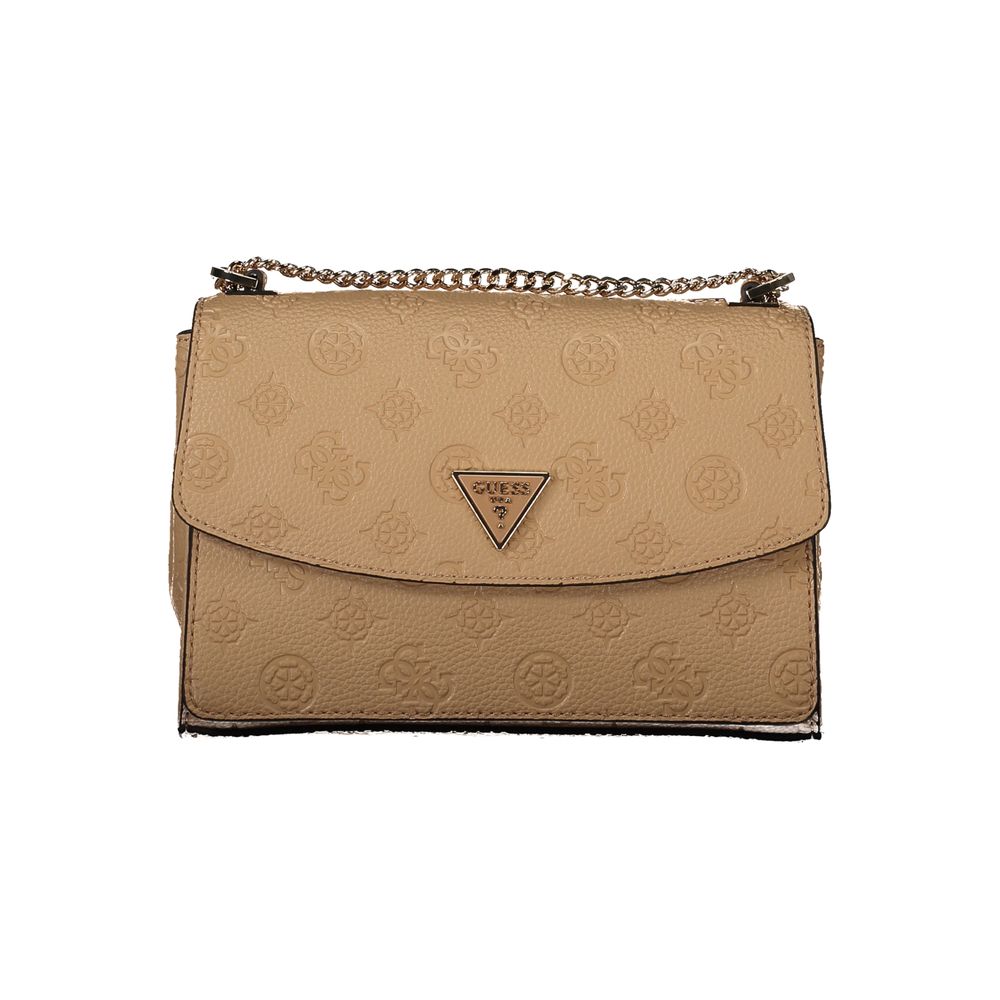 Beige Polyethylene Handbag