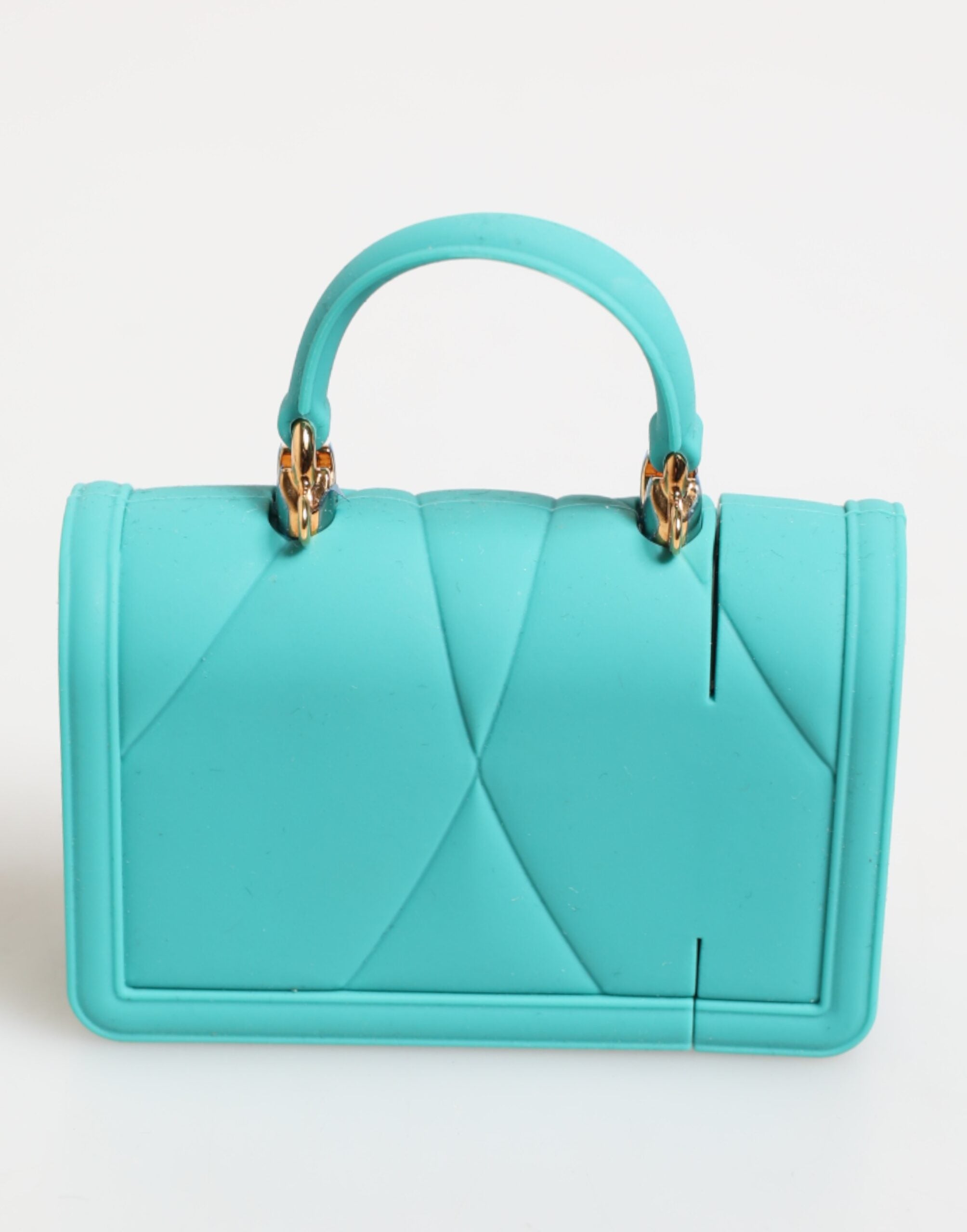 Turquoise Silicone Devotion Heart Cover Bag Airpods Case