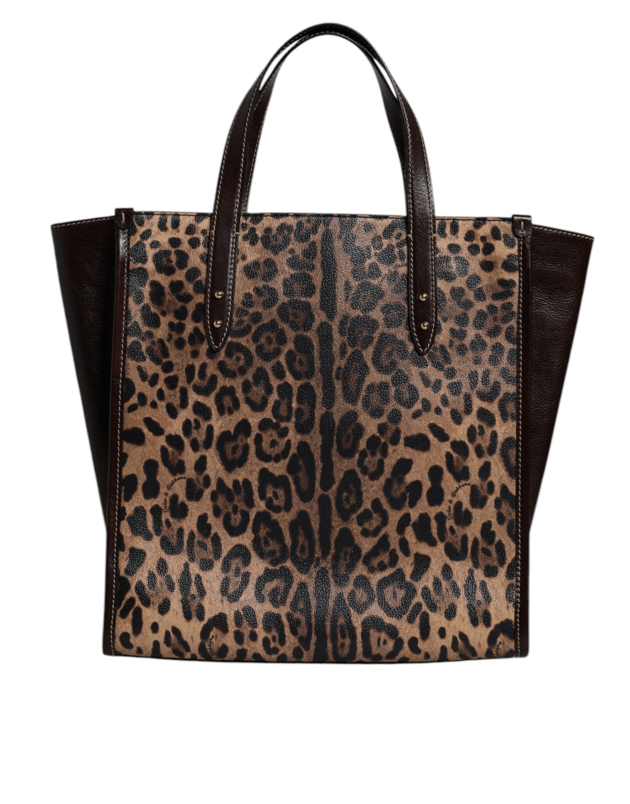 Multicolor Leopard Shopping Tote Shoulder WomenBorse Bag