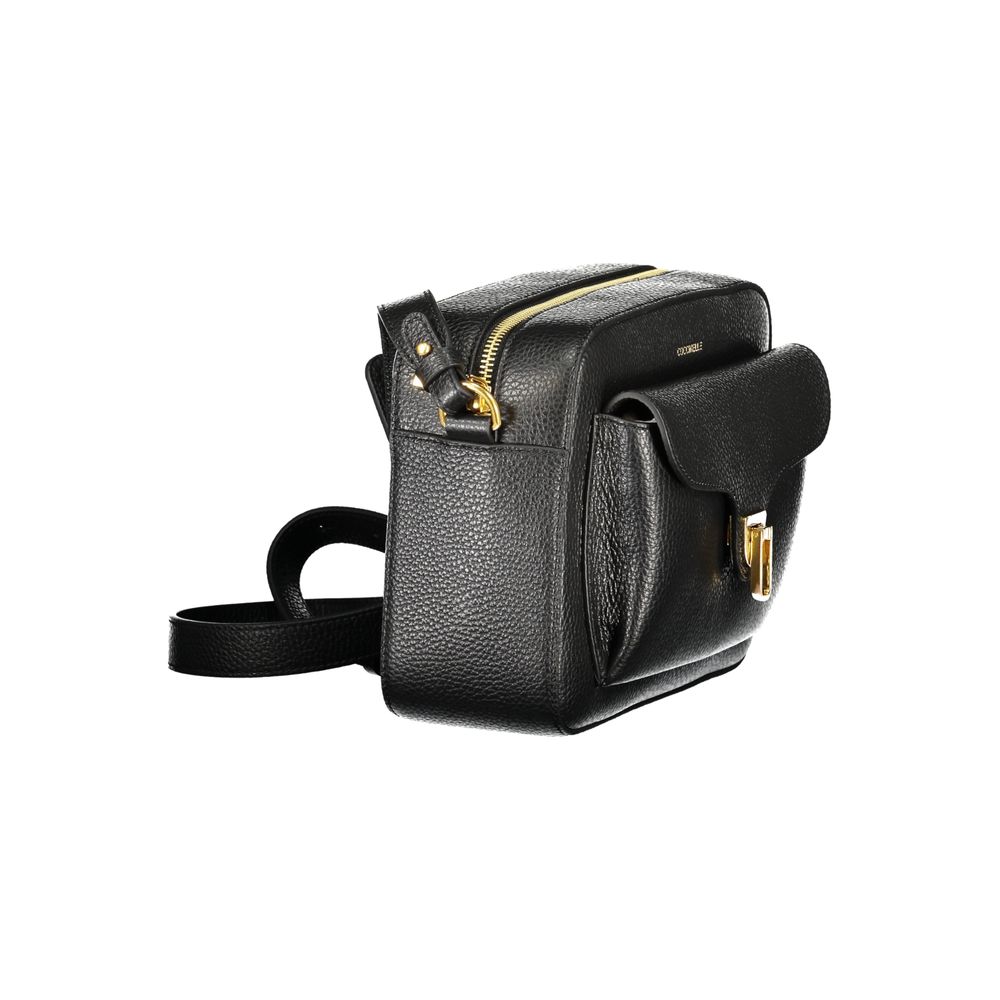 Black Leather Women Handbag