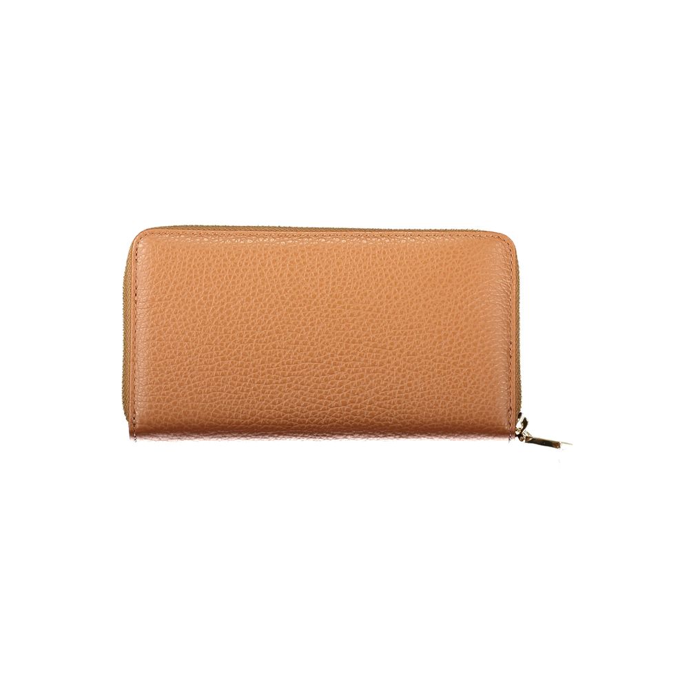 Marrone Leather Woman Wallet