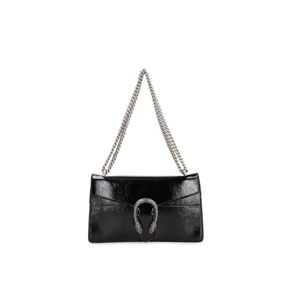 Black Calfskin Crossbody Bag