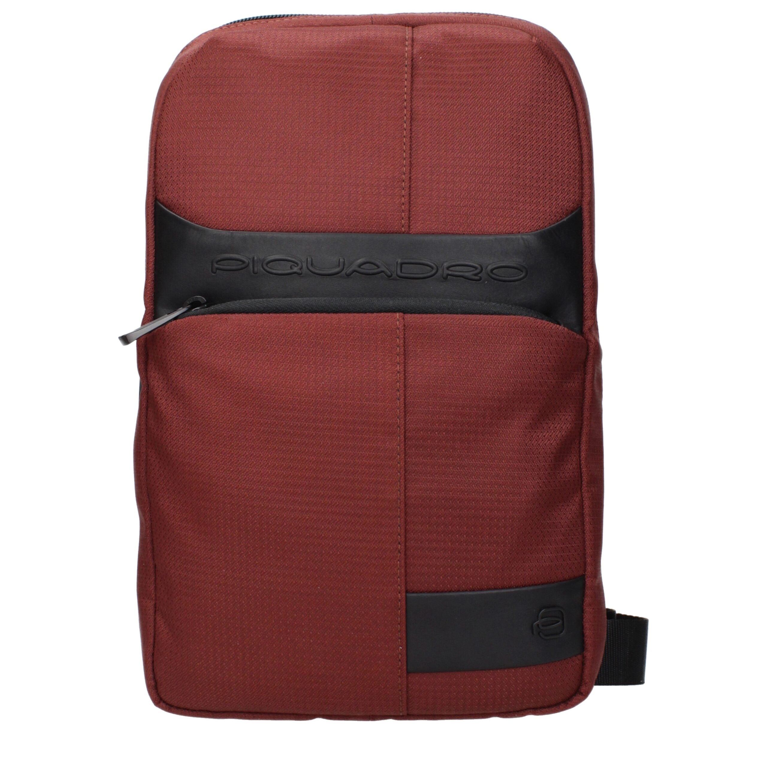 Red Fabric Crossbody Bag