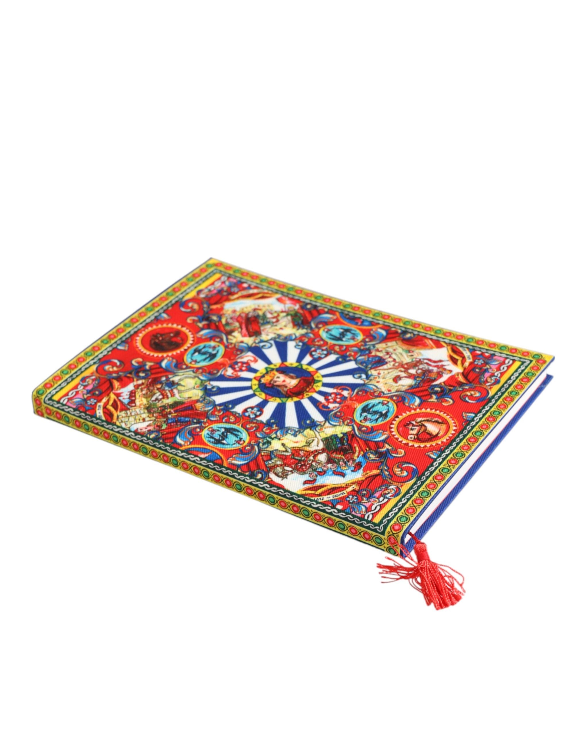 Multicolor Sicilian Carretto Print Journal Notebook