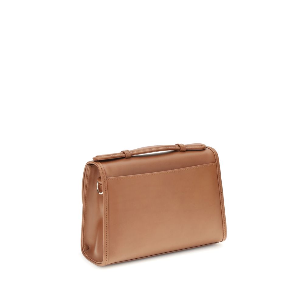 Brown Leather Shoulder Bag