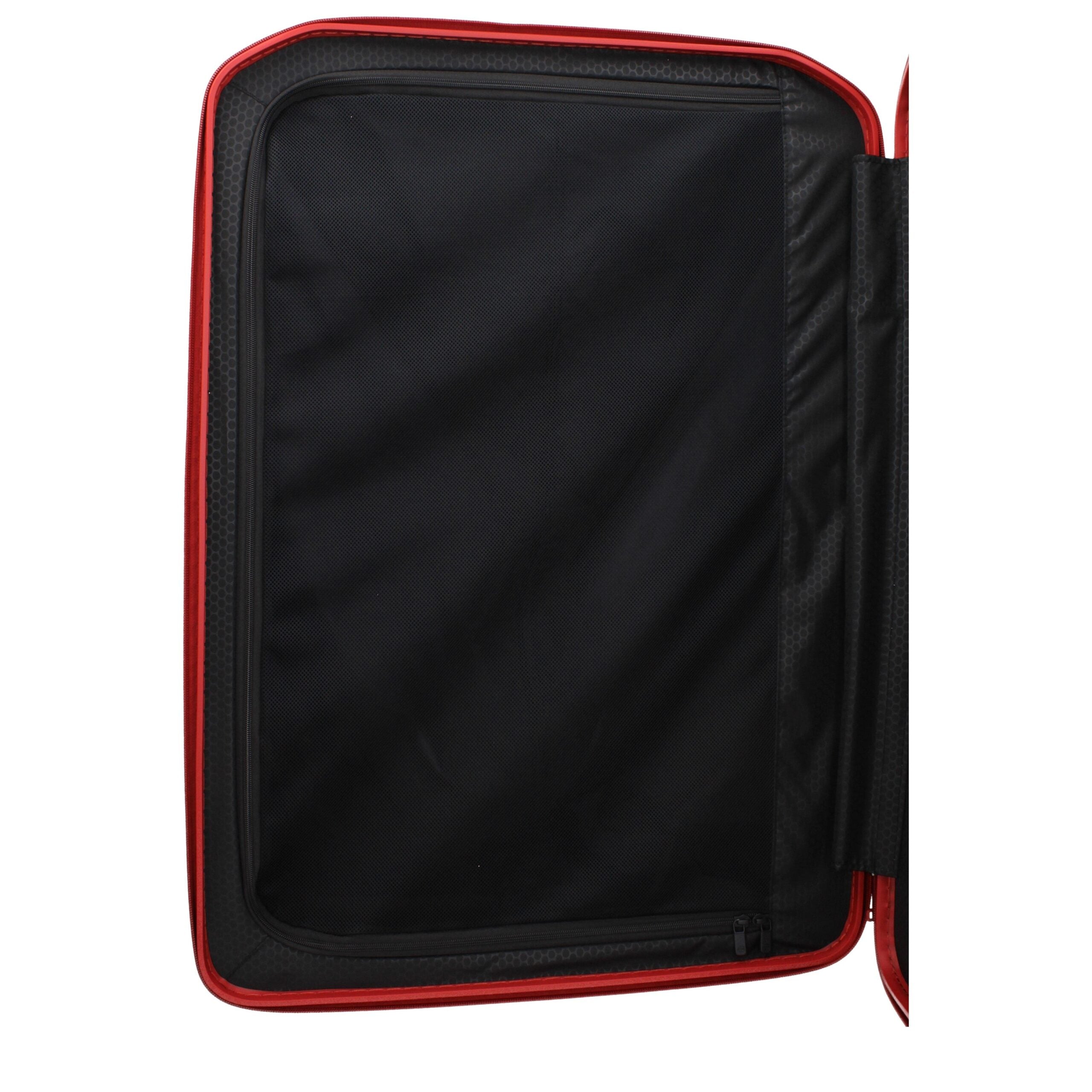 Red Polycarbonate Luggage And Travel