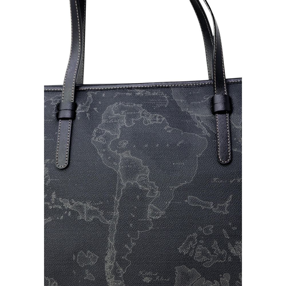 Black Polyester Handbag