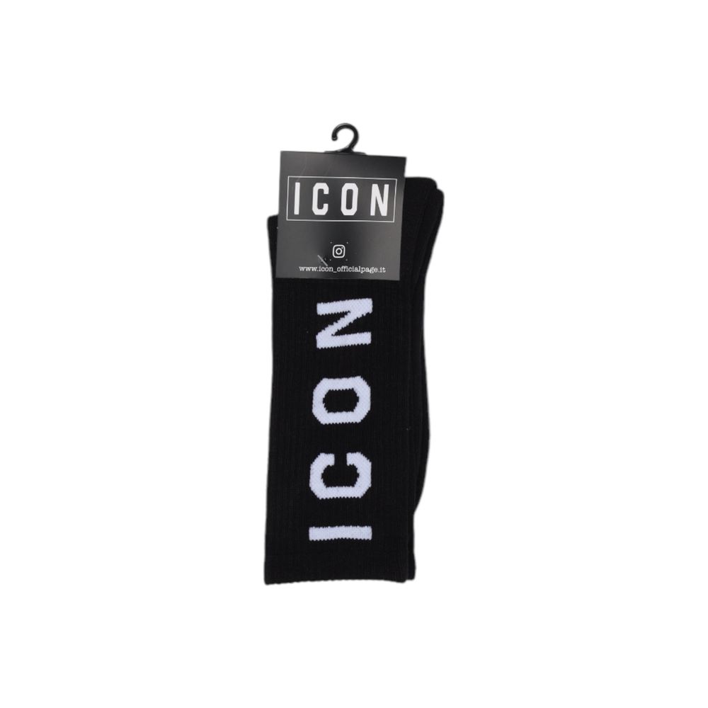 Black Cotton Sock