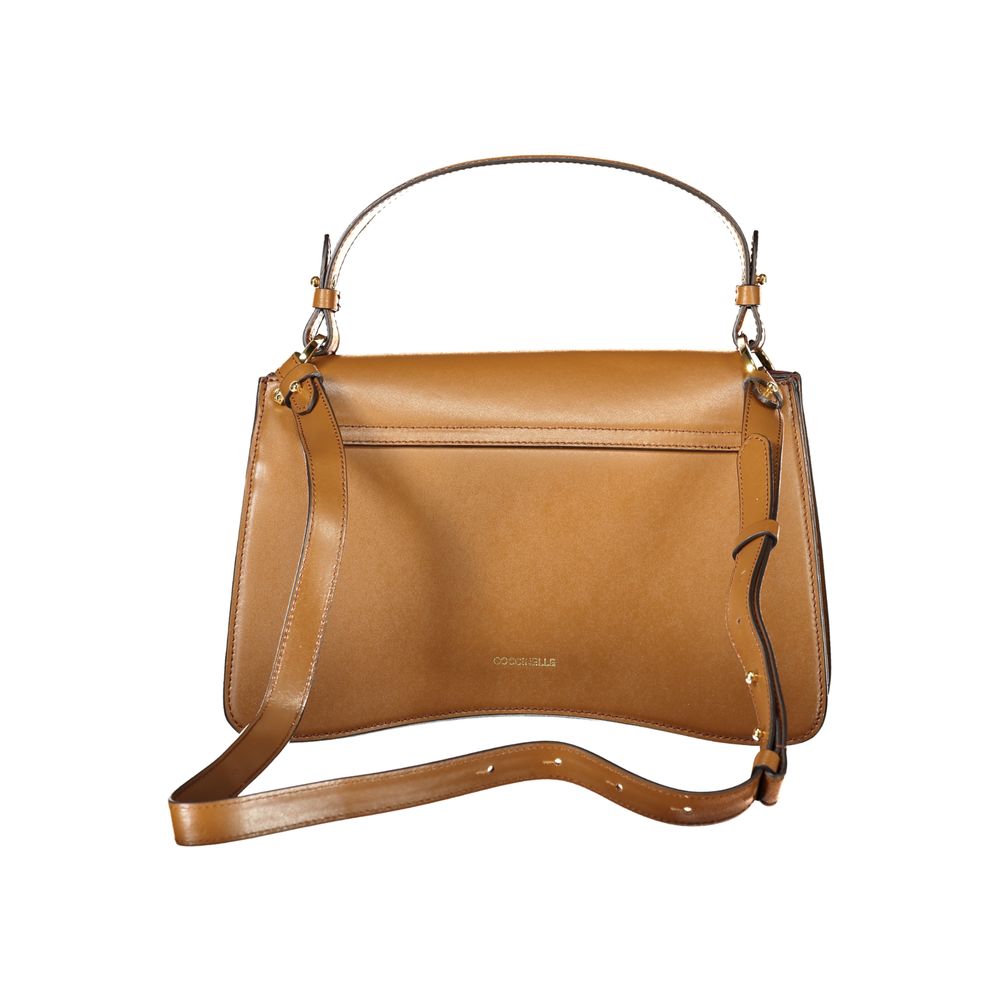 Marrone Leather Women Handbag